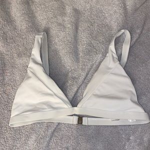 Small white bikini top